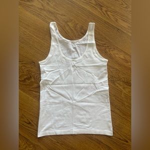 Lululemon Ribbed Tank - White - Size 8 - Like New!